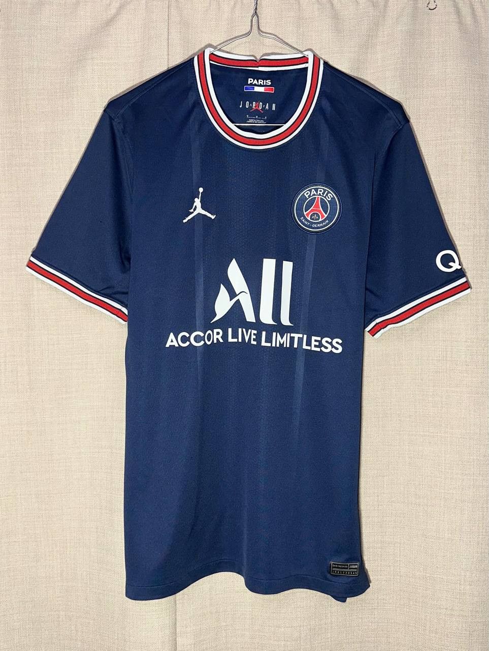 Jordan Brand PSG Paris Saint-Germain 2021 2022 Home Jordan jersey shirt Size US M / EU 48-50 / 2 - 1 Thumbnail