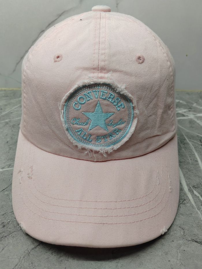 Converse Vintage Converse Distressed Style Cap Hat Size ONE SIZE - 2 Thumbnail