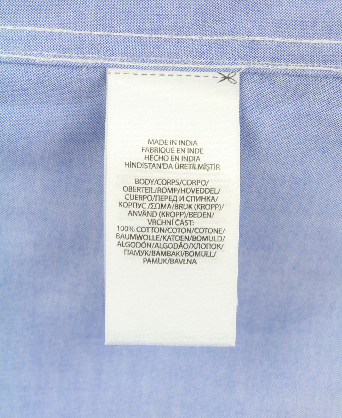 Ralph Lauren CORE REPLEN M Blue Button Down Neck Custom Shirt 87000 Size US M / EU 48-50 / 2 - 9 Thumbnail