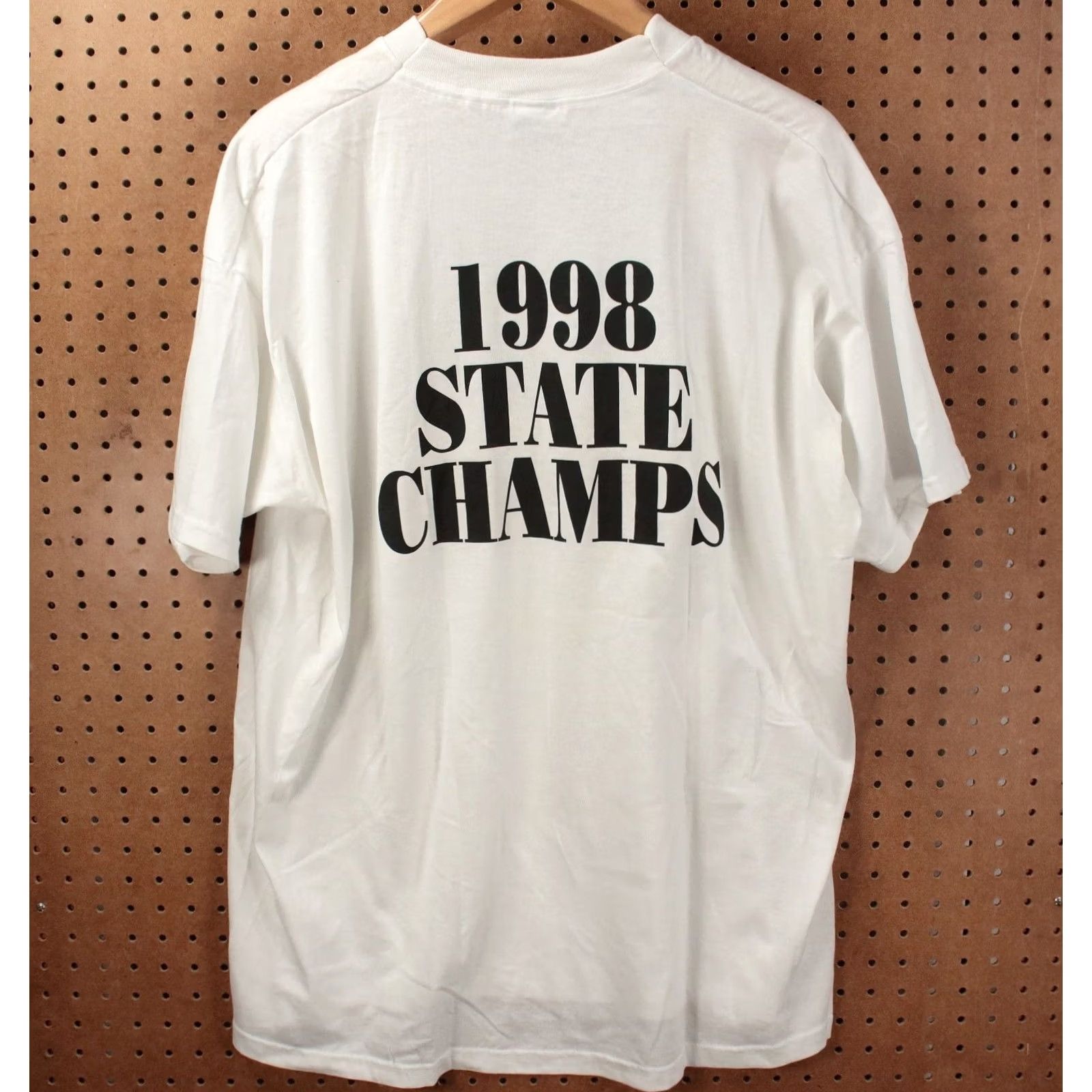 Fruit Of The Loom VINTAGE t-shirt 2XL Georgia 90s Odyssey of the Mind promo Shirt Mens White Nike Size US XXL / EU 58 / 5 - 5 Thumbnail