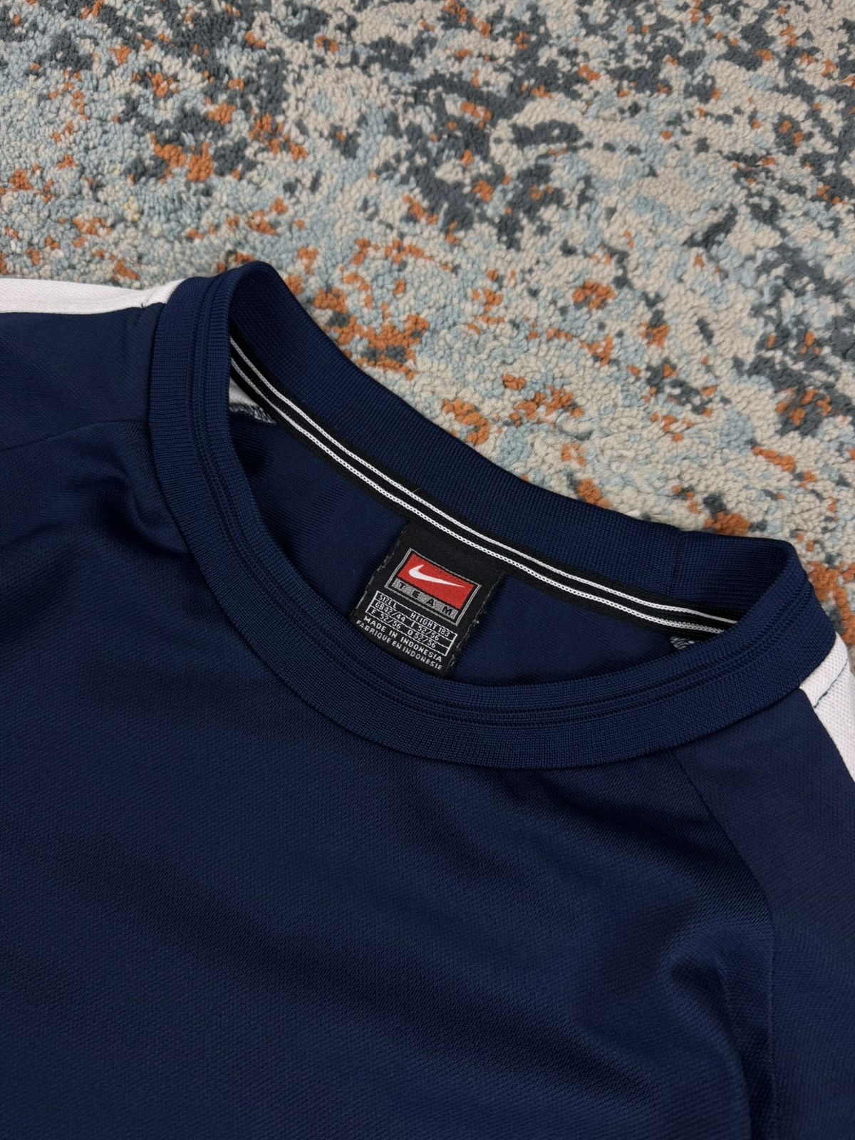 Nike Vintage 90s Nike football soccer blokecore style jersey tee Size US L / EU 52-54 / 3 - 5 Thumbnail