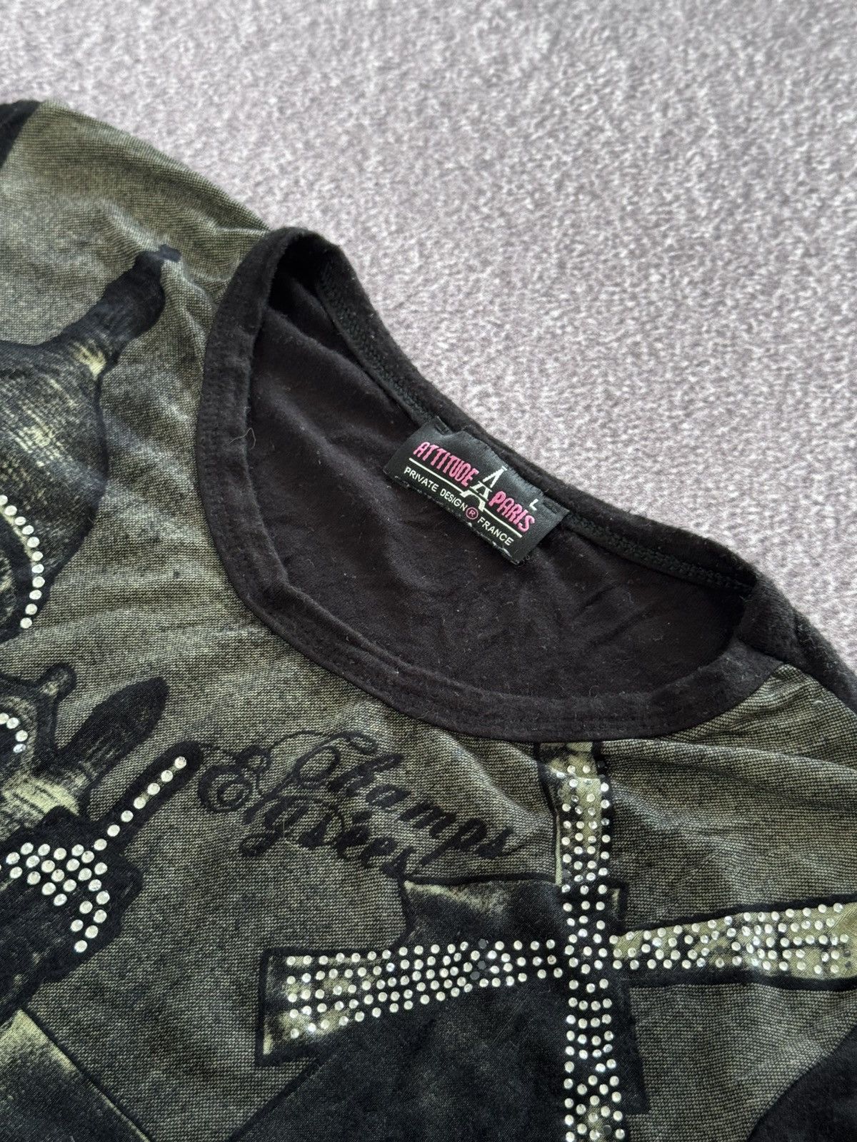 Hysteric Glamour Vintage 00’s Aesthetic Y2K Paris Graphic Tank Top Size S / US 4 / IT 40 - 8 Thumbnail