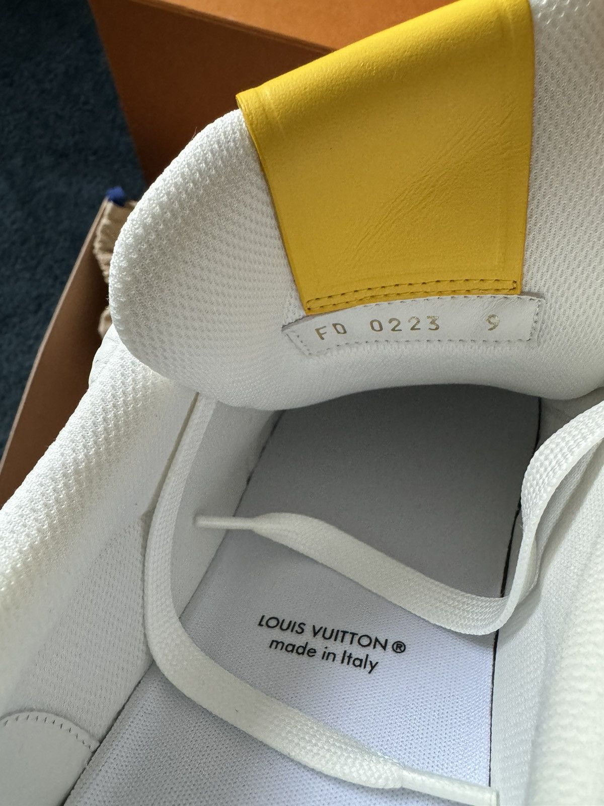 Louis Vuitton Louis Vuitton Trainer White Yellow Monogram Size US 10 / EU 43 - 5 Thumbnail