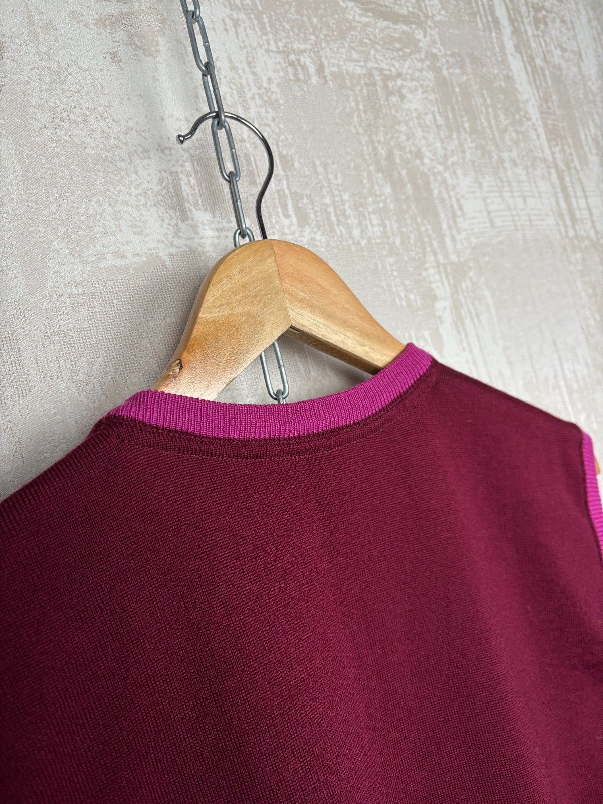 Strenstroms Stenstroms V-neck Wool Sweater Jumper Vest Gilet Size US L / EU 52-54 / 3 - 13 Thumbnail