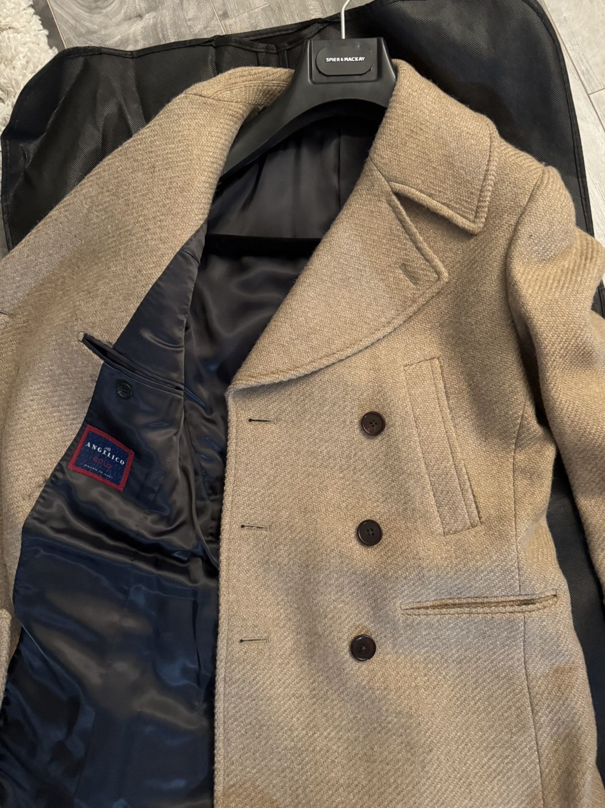 Spier & Mackay Spier and Mackay Camel Peacoat Size XS/34 Size US XS / EU 42 / 0 - 3 Thumbnail