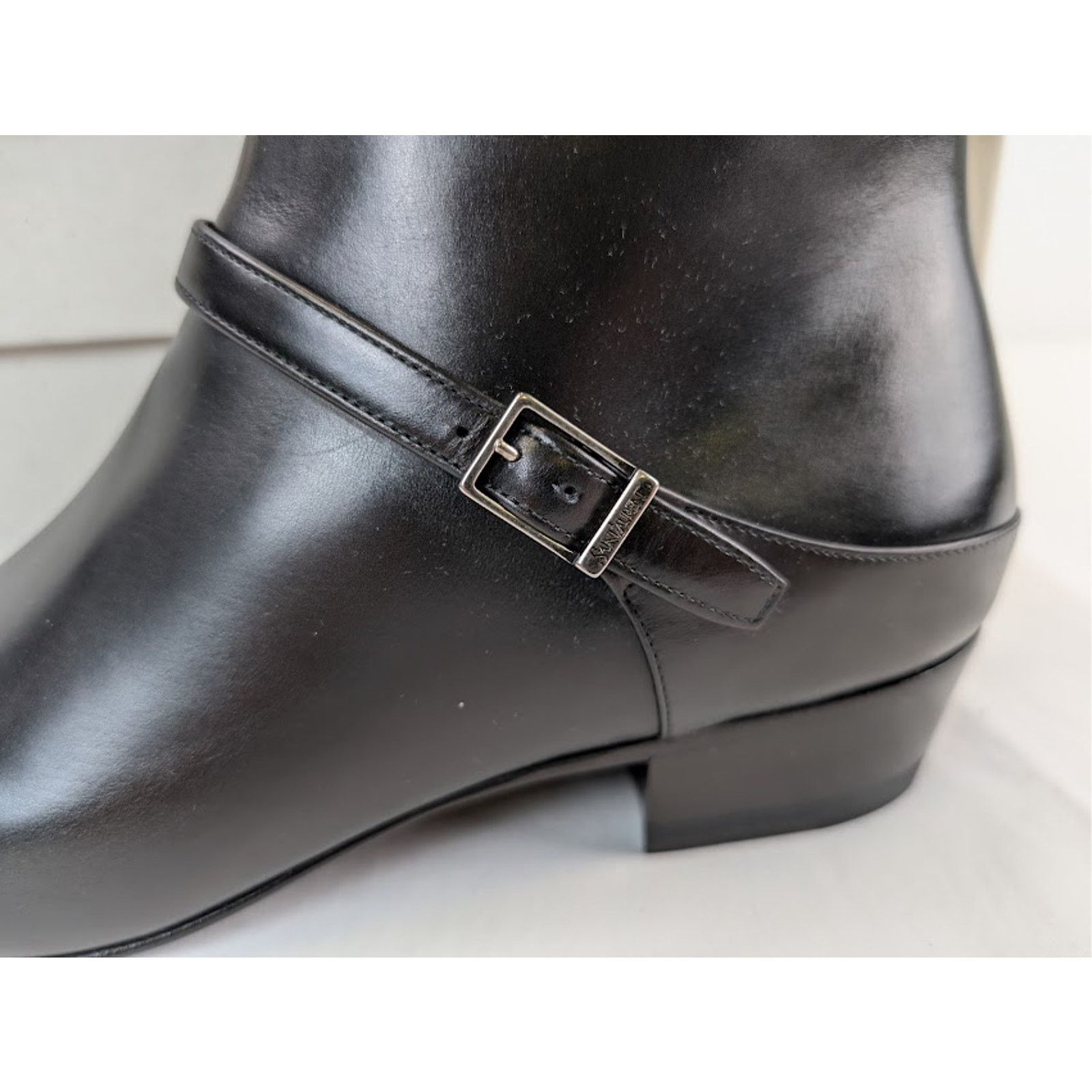 Saint Laurent Paris o1rshd1 Augustin 30 Zipped Boots in Nero Size US 9 / EU 42 - 21 Thumbnail
