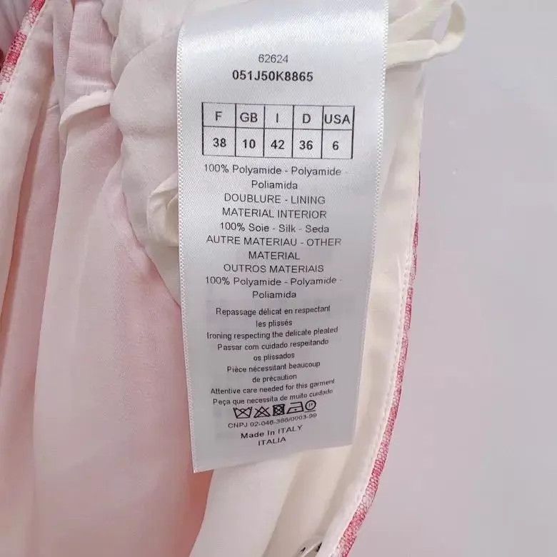 Dior DIOR Pink Polka Dot Skirt FR38 Size S / US 4 / IT 40 - 6 Thumbnail