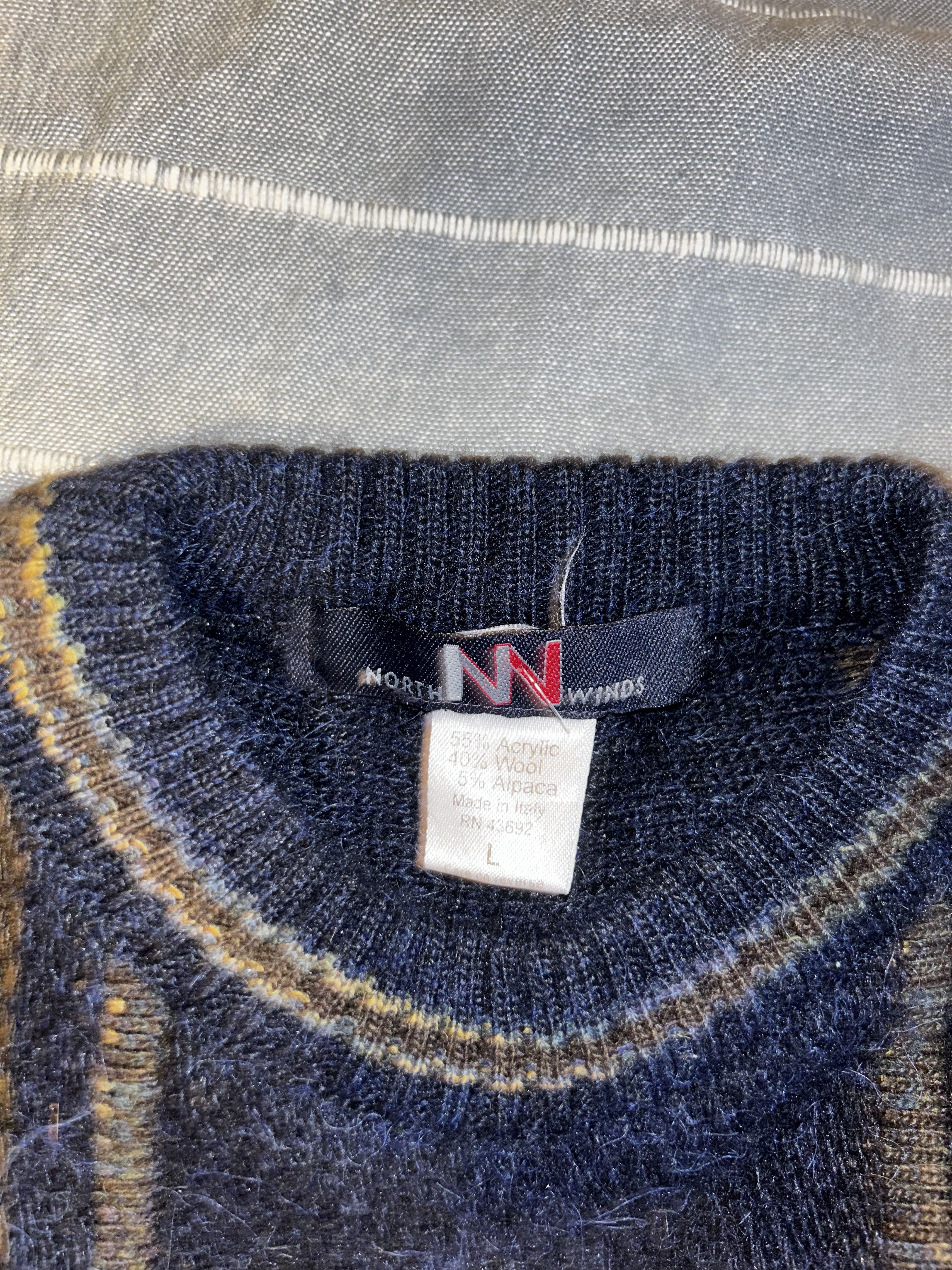 Vintage Vintage 90's Knit Sweater Size US L / EU 52-54 / 3 - 3 Thumbnail