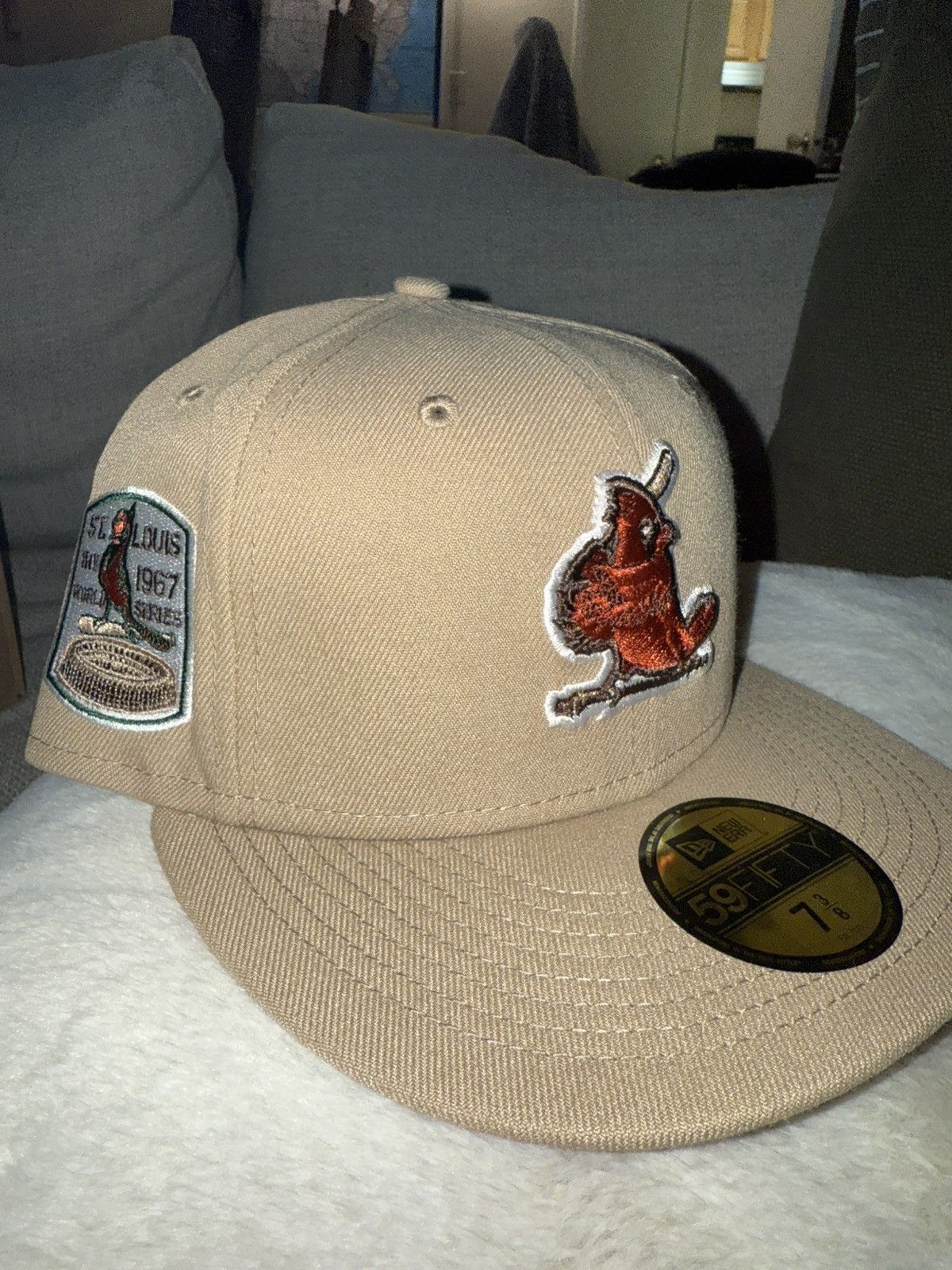 New Era 7 3/8 St. Louis cardinals fitted Tan/ campfire brown Size ONE SIZE - 1 Thumbnail