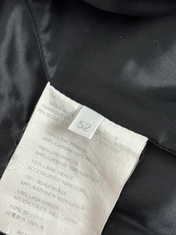 Miu Miu AW2005 Miu Miu Black Wool Double-Breasted Trench Coat Size US M / EU 48-50 / 2 - 12 Thumbnail