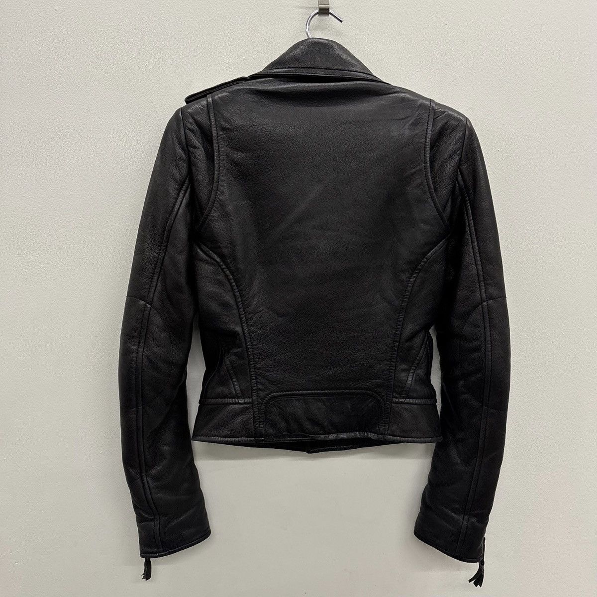 Balenciaga FW12 Balenciaga By Nicholas Ghesquiere Leather Moto Jacket Size XS / US 0-2 / IT 36-38 - 2 Thumbnail