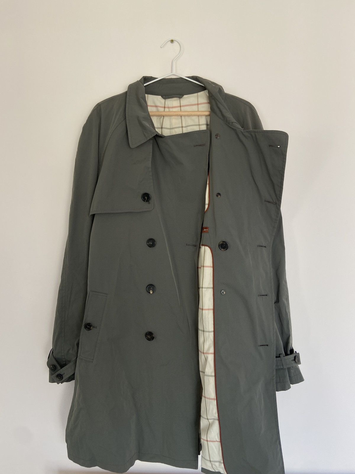 Loro Piana Loro Piana Light Olive Stormey Trench Tecno Coat Size US XXL / EU 58 / 5 - 16 Thumbnail