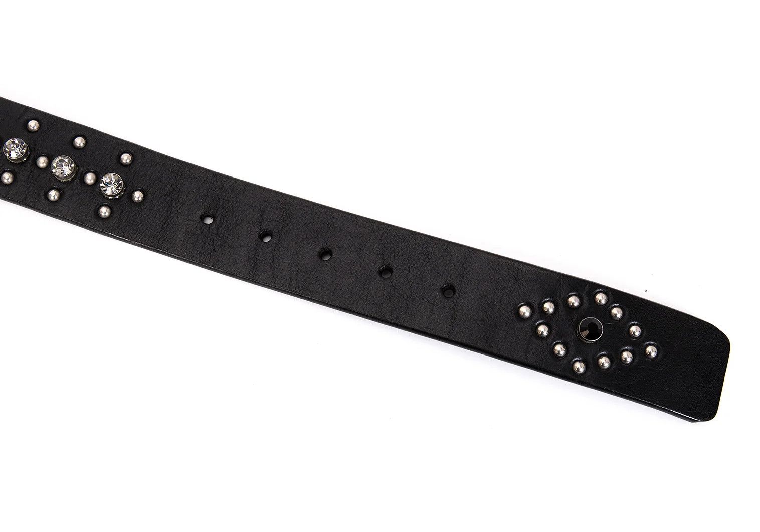 Yohji Yamamoto Yohji Yamamoto Studded Leather Belt Black Size ONE SIZE - 7 Thumbnail