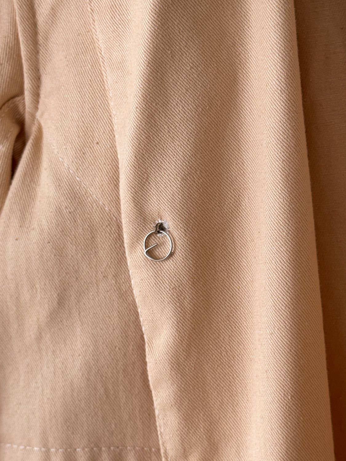 Vintage Vintage Workwear Trench Overcoat Cotton Beige 38 Size US S / EU 44-46 / 1 - 6 Thumbnail