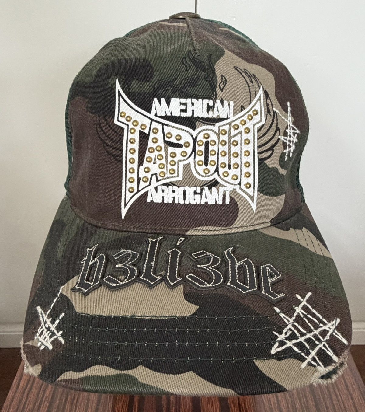 Tapout TAPOUT MMA AMERICAN ARROGANT CAMO TRUCKER HAT CAP SNAPBACK 🆕 Size ONE SIZE - 1 Thumbnail