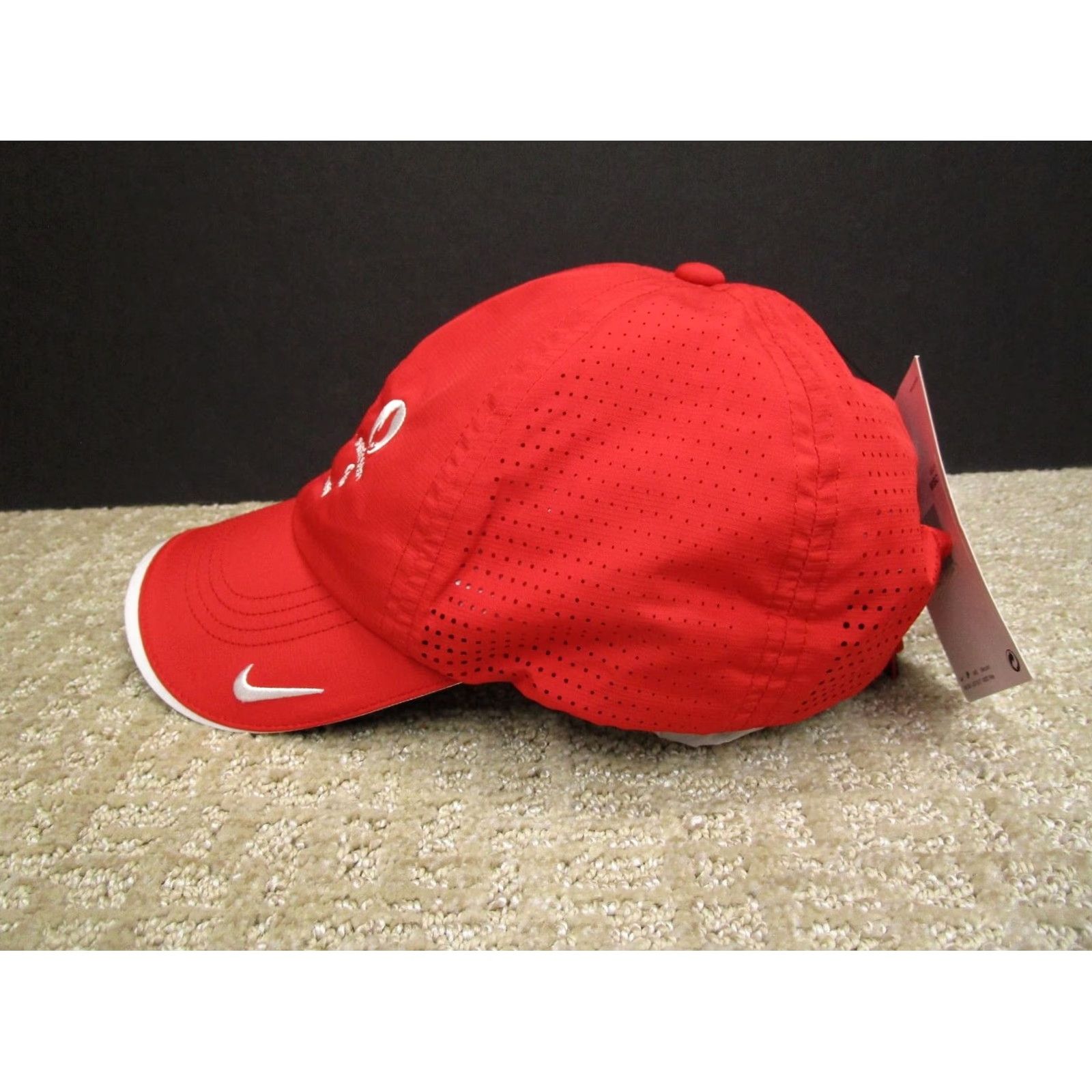 Nike Nike Paris Olympics Strap Back Hat Men Adjustable Red Baseball Cap- Heritage 86 Size ONE SIZE - 2 Thumbnail
