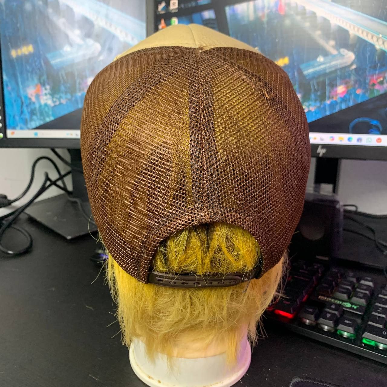 Japanese Brand × Vintage RARE VINTAGE DISTRESSED TRUCKER HAT Size ONE SIZE - 5 Thumbnail