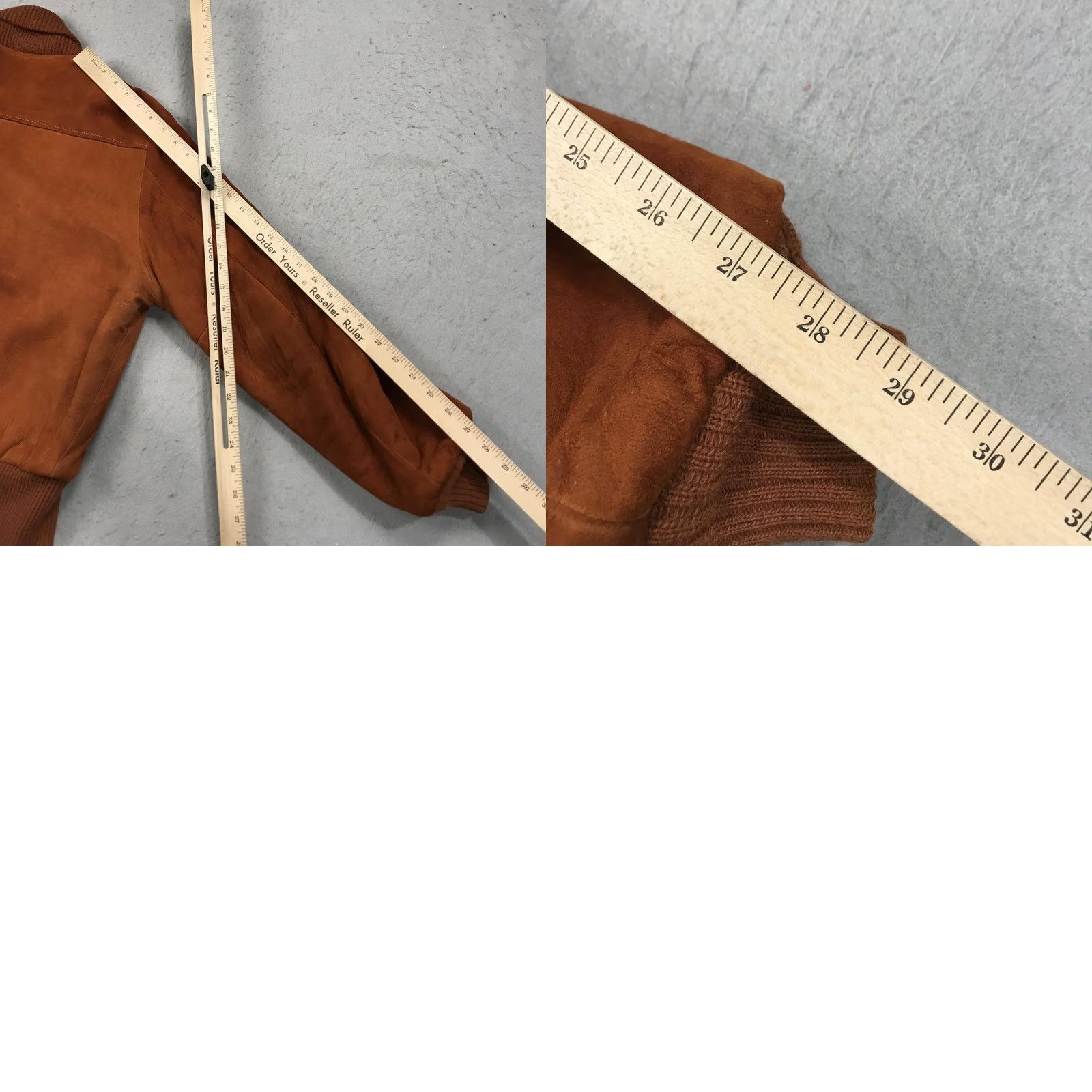 Vintage VINTAGE Penneys Jacket Brown Suede Leather Bomber 42 Mens 50s Zip DuPont Quilon Size US XS / EU 42 / 0 - 9 Thumbnail