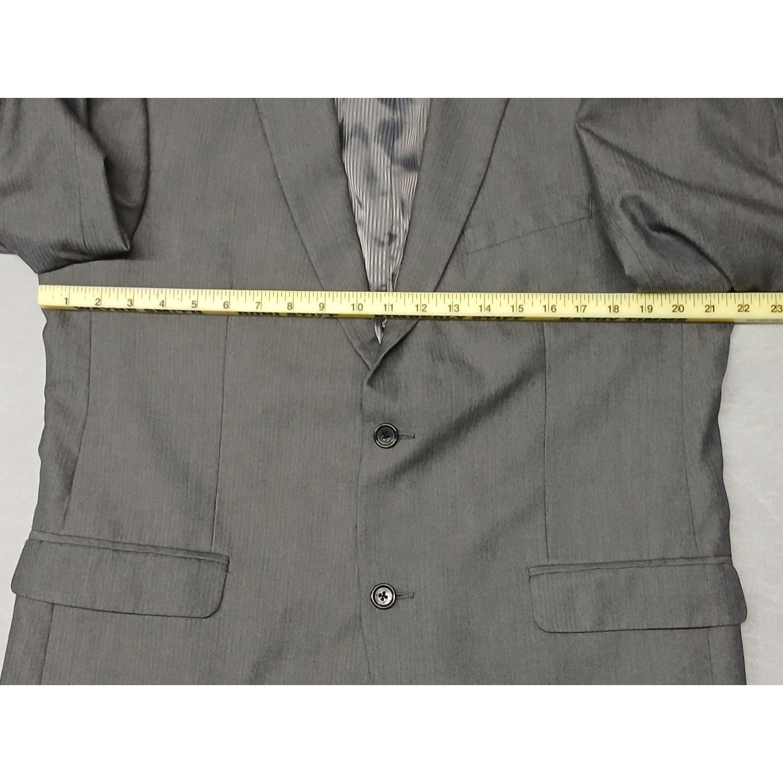 Joseph Abboud Joseph Aboud Gray (42R) Business Casual Mens Blazer Size 42R - 3 Thumbnail