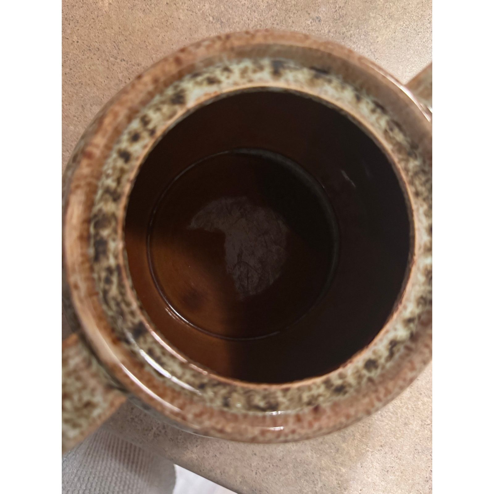 Other 2570 Antique Harker Pottery Rockingham Brown Drip Bean Size ONE SIZE - 4 Thumbnail