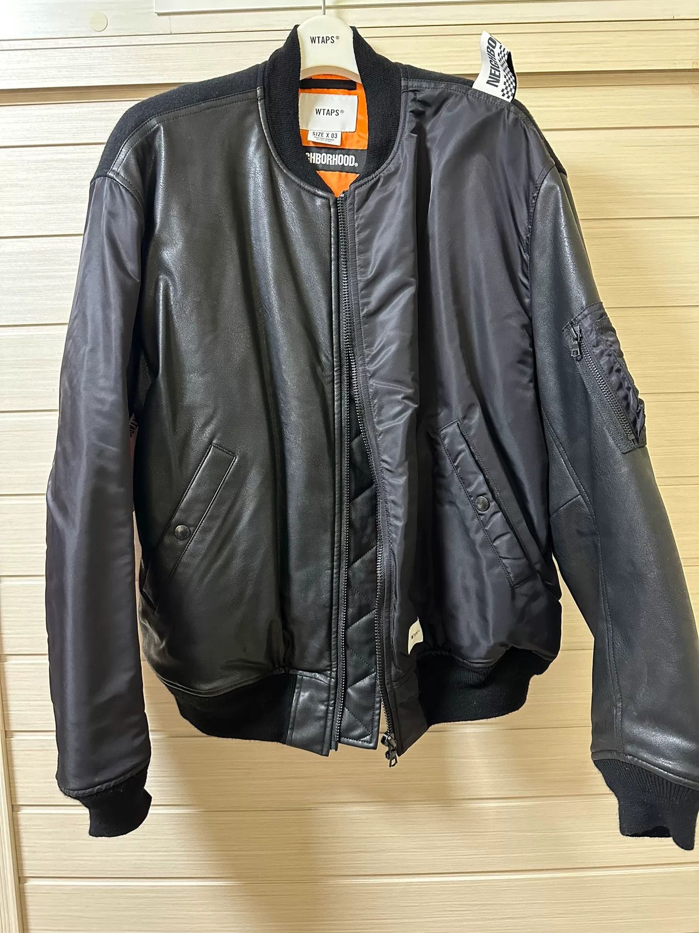 Wtaps WTAPS MA-1 Flight Jacket Black | Grailed
