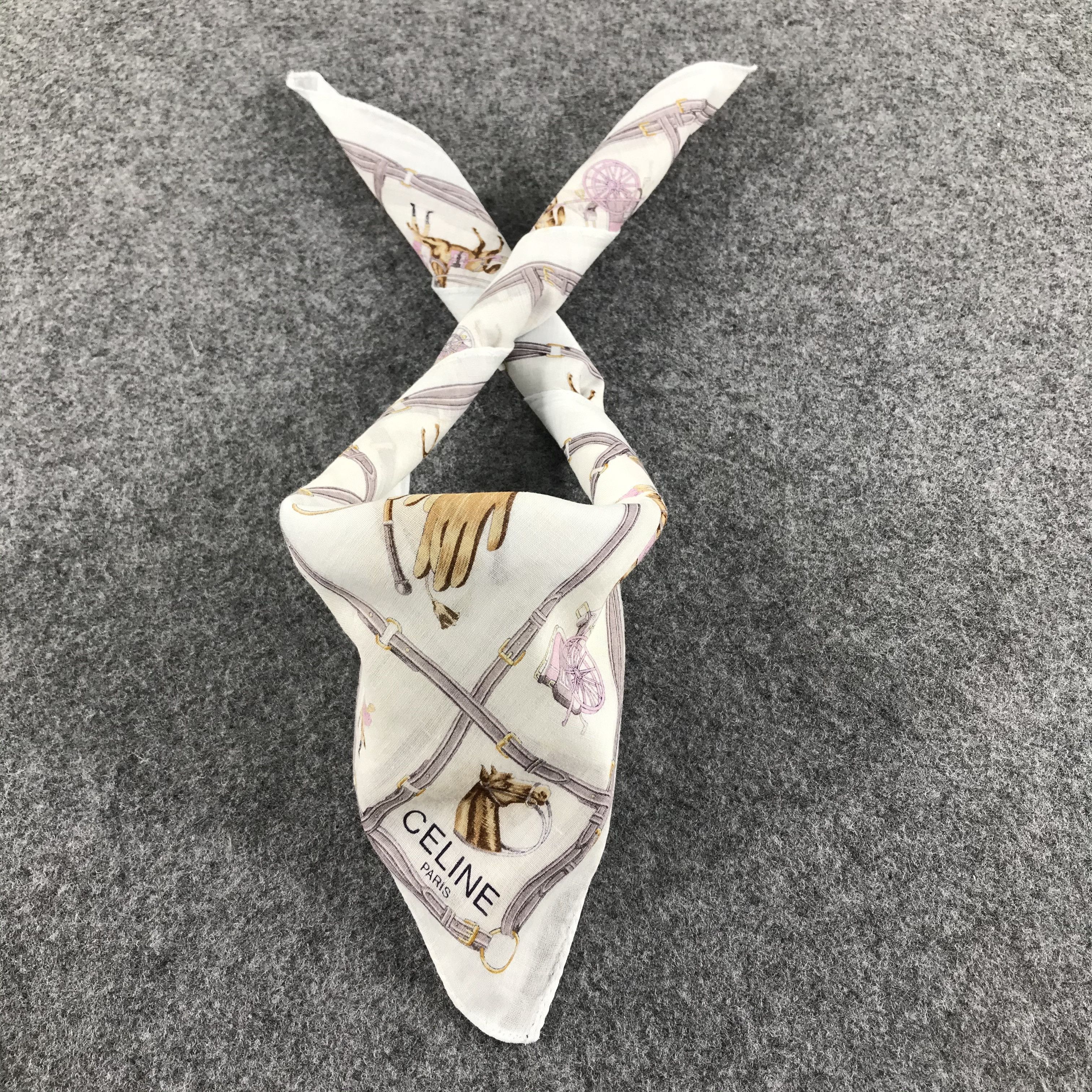 Celine Celine Handkerchief Neckerchief Bandana H354 Size ONE SIZE - 2 Thumbnail