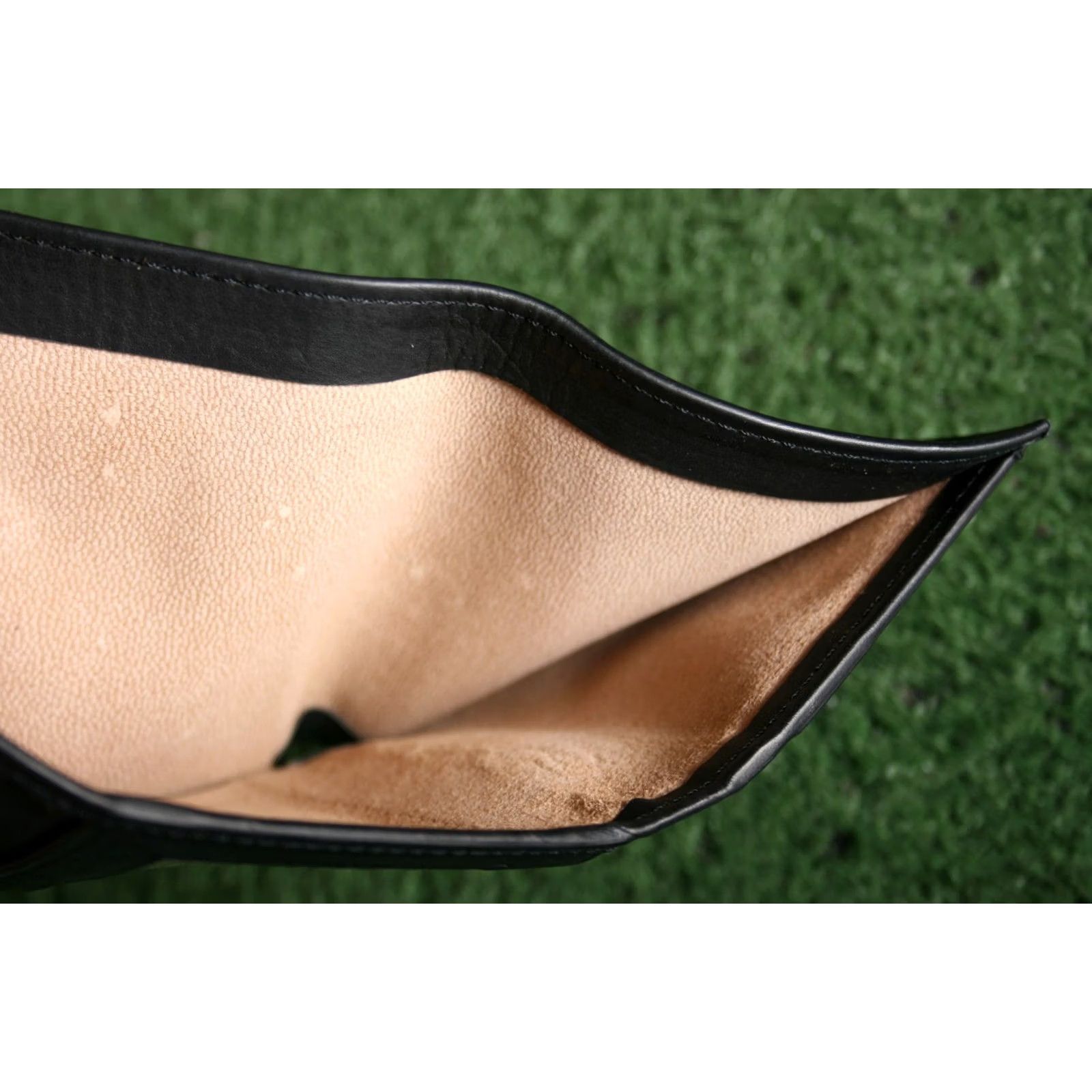 Vintage WINLAND Black Leather Suede Lined Tri-Fold Wallet Mens Wallet Tri-Fold Leather Black Suede Lined Winland Wallet Mens Size ONE SIZE - 5 Thumbnail