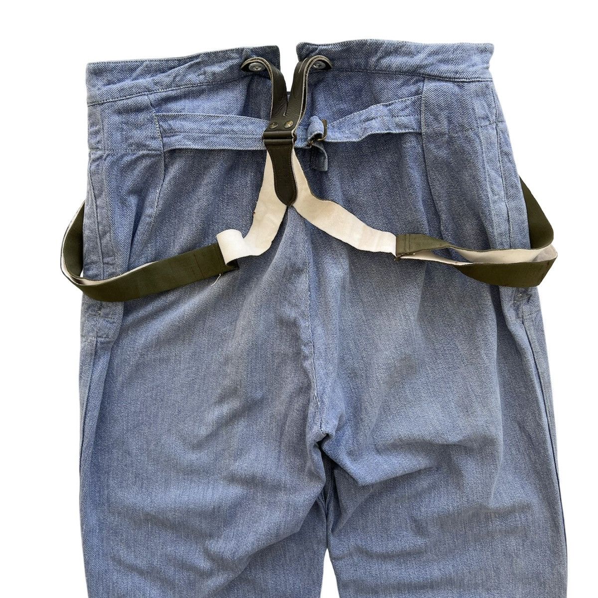 Vintage VINTAGE 1940 WWII SWISS PRISON WORK PANTS Size US 34 / EU 50 - 2 Thumbnail