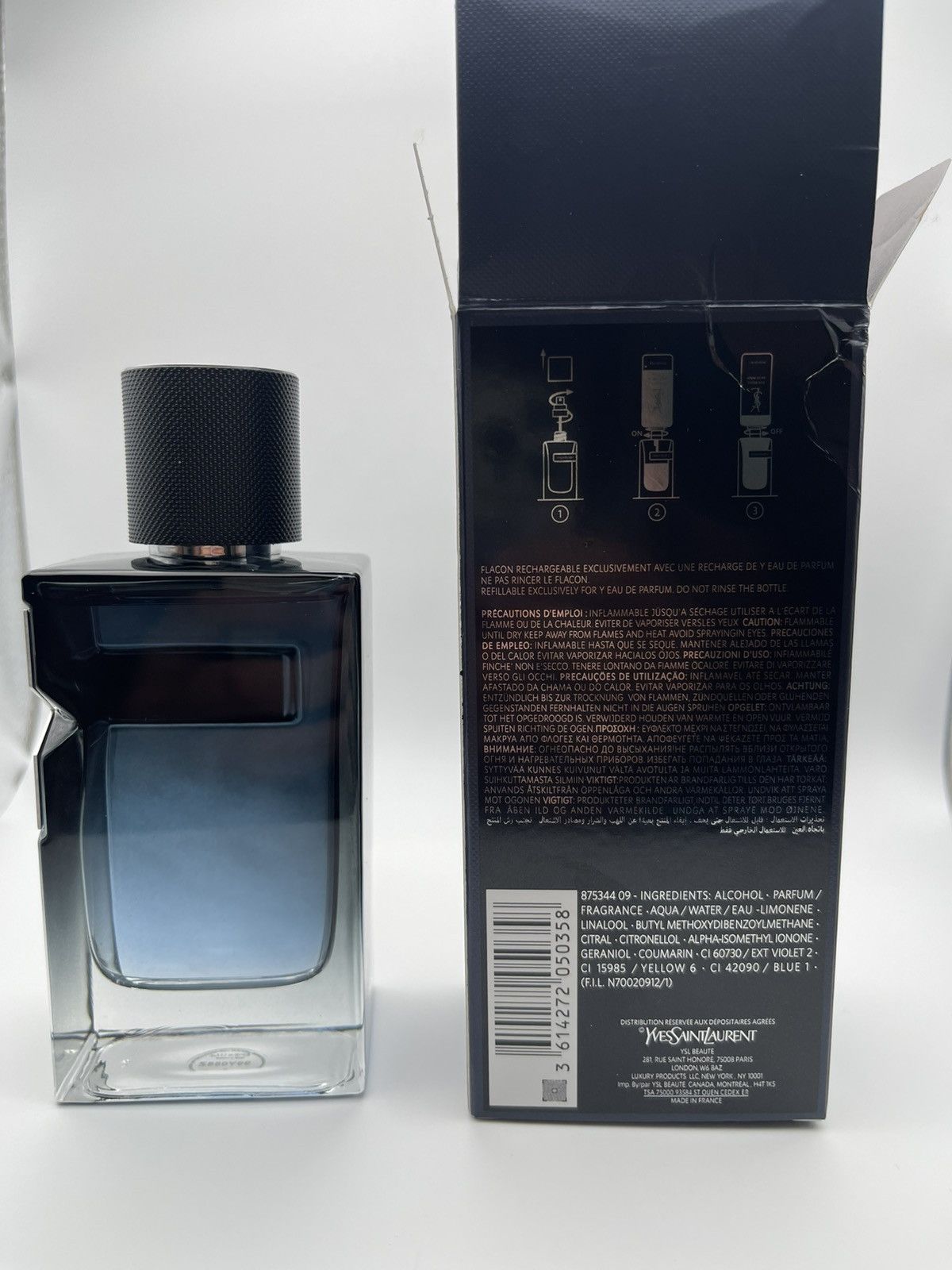 Yves Saint Laurent Yves Saint Laurent Y Eau de Parfum 100ml Size ONE SIZE - 4 Thumbnail