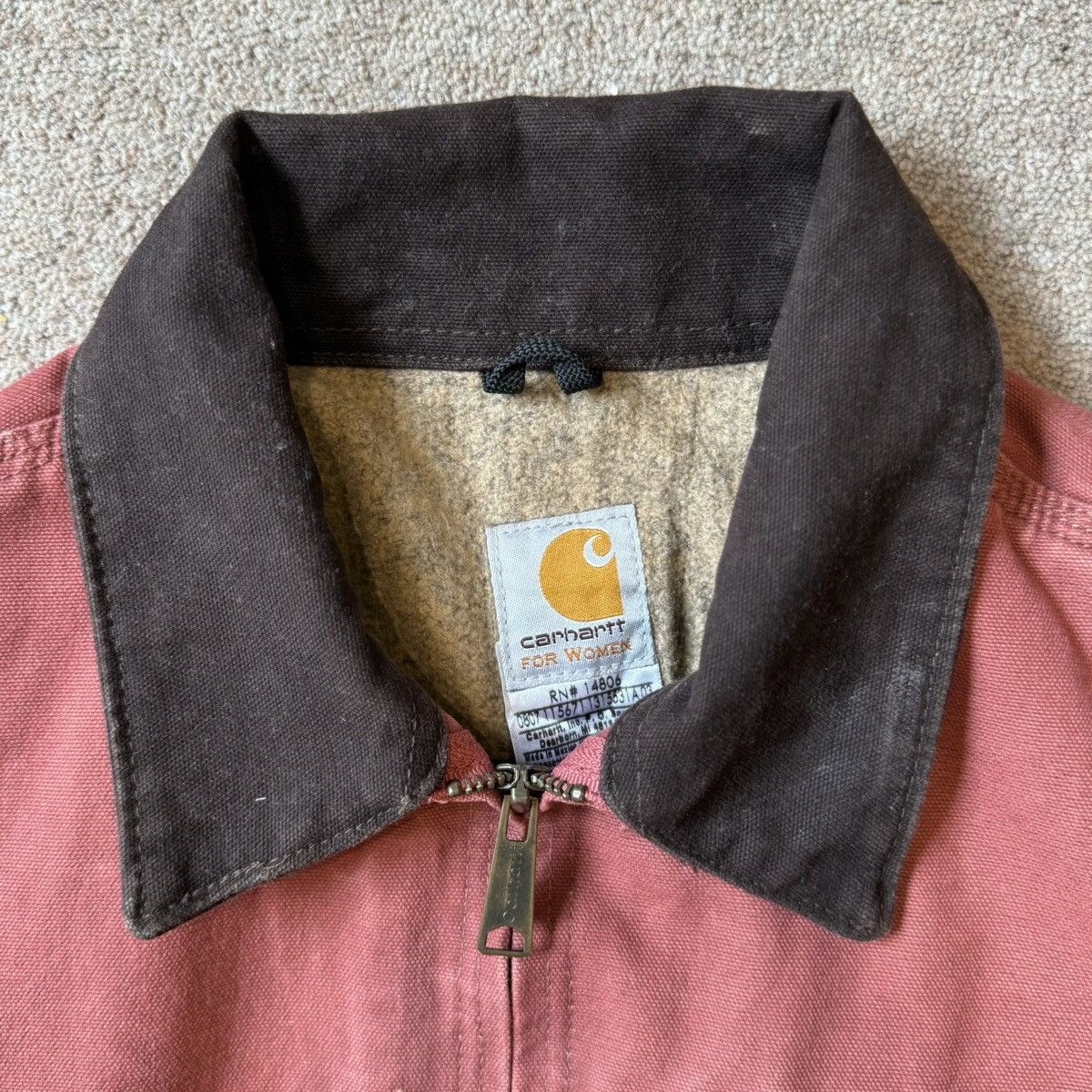 Carhartt × Vintage WJ097 VRS Carhartt Jacket Size S / US 4 / IT 40 - 2 Thumbnail