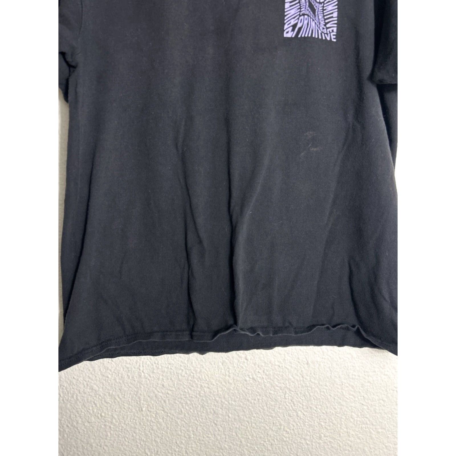 Primitive Primitive Mens Large Short Sleeve T Shirt Black Purple AOP On Back Size US L / EU 52-54 / 3 - 5 Thumbnail