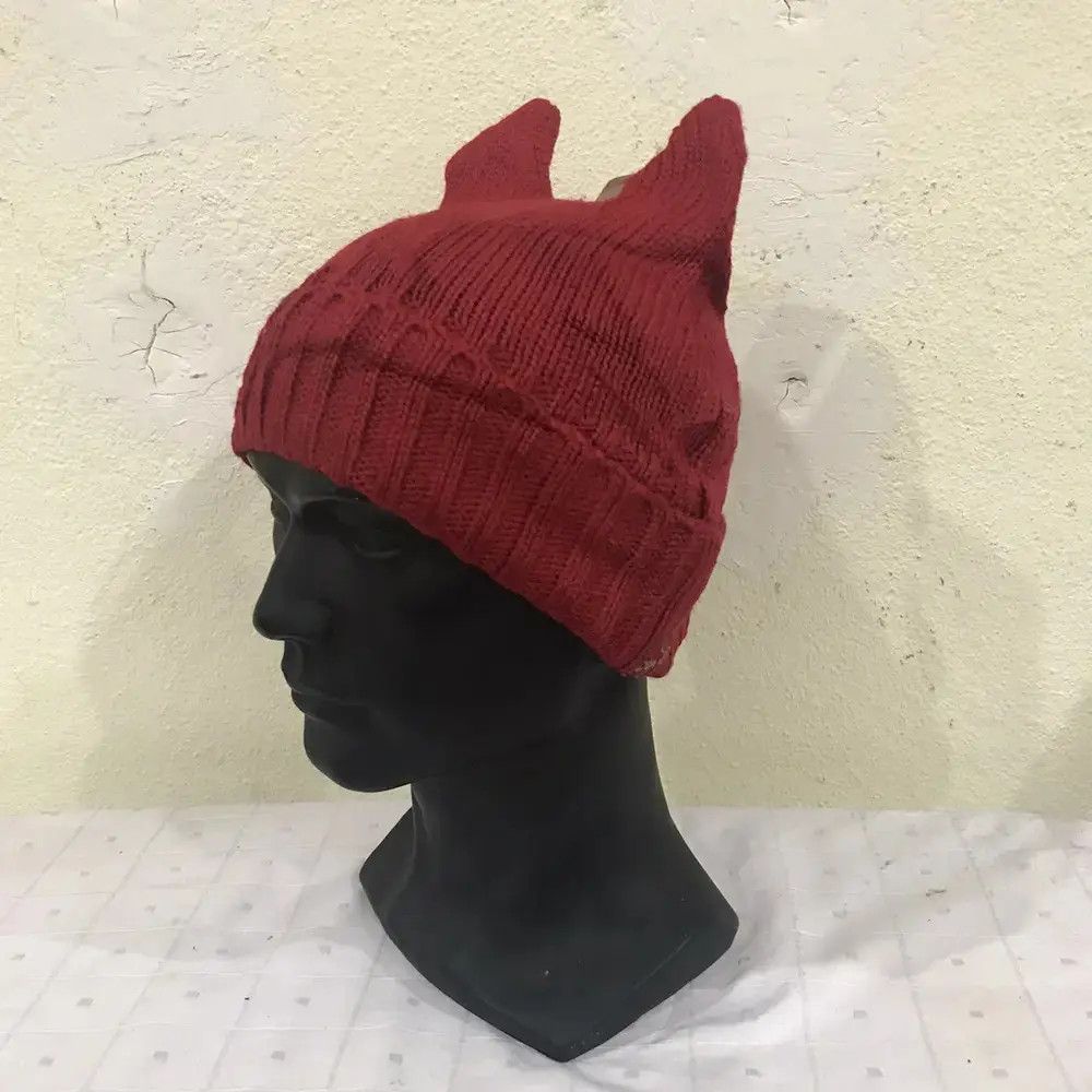 Japanese Brand × Kapital × Vintage Japanese Brand Devil Horn Beanie Hat Size ONE SIZE - 2 Thumbnail