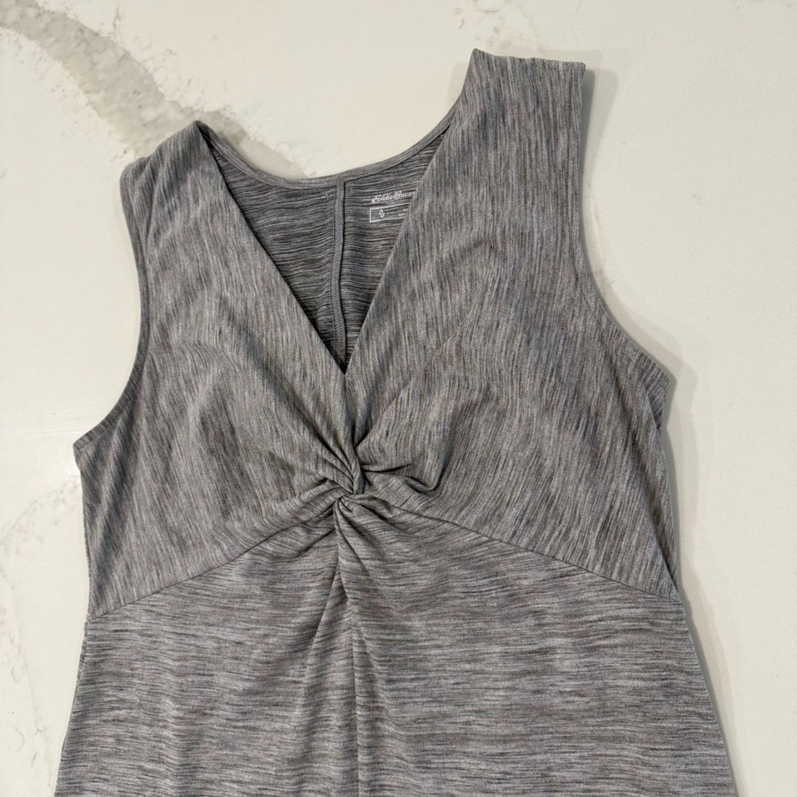 Eddie Bauer Eddie Bauer Twist Front VNeck Sleeveless Dress Womens Medium Size M / US 6-8 / IT 42-44 - 3 Thumbnail