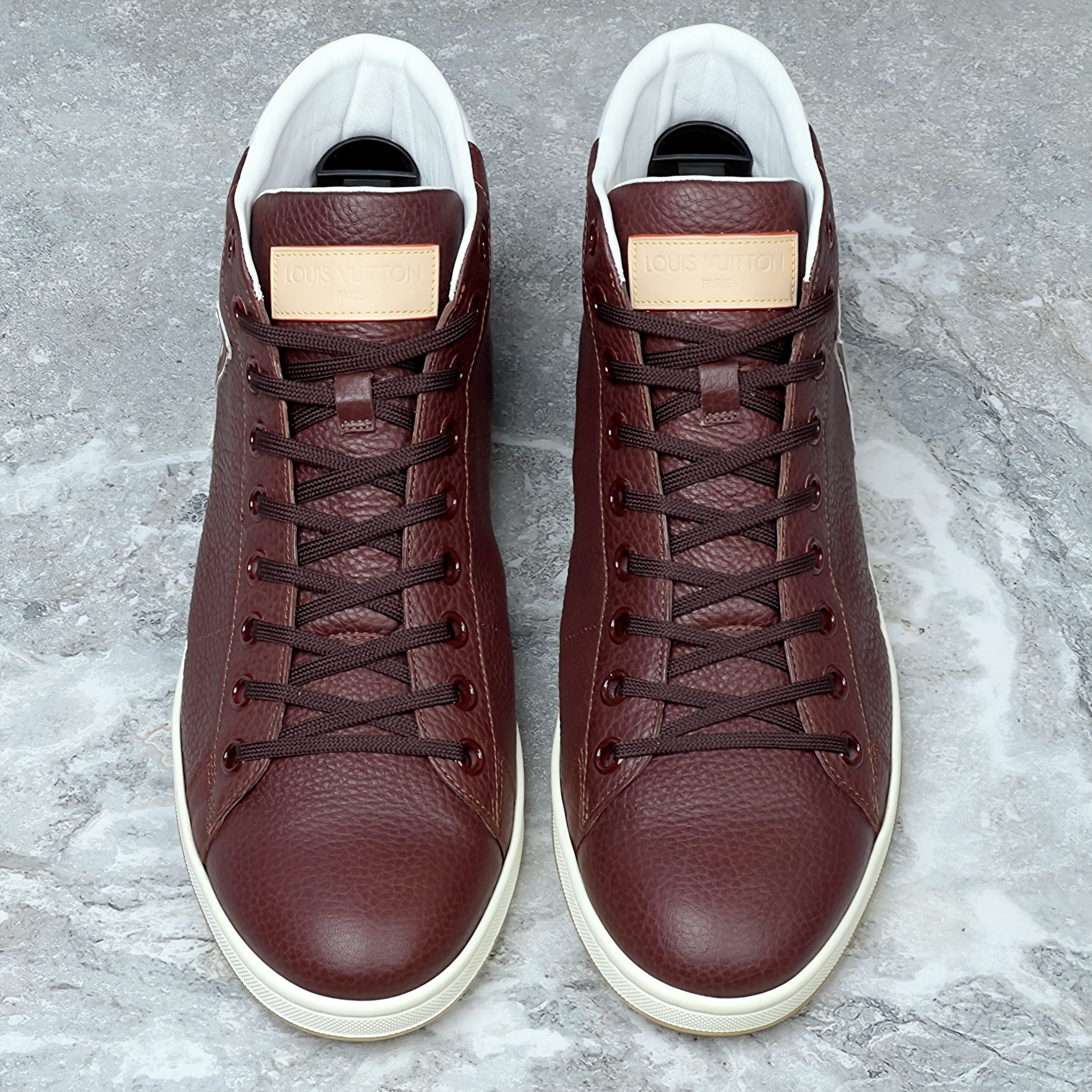Louis Vuitton Surfside Fasbball Sneakers Graine Leather Size US 10 / EU 43 - 5 Thumbnail