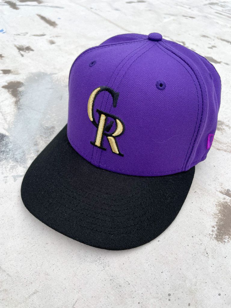New Era New Era Colorado Rockies Inaugural Year 1993 Fitted Cap Size ONE SIZE - 3 Thumbnail