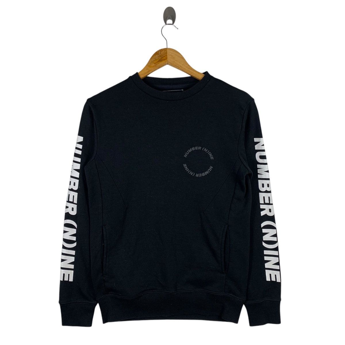 Japanese Brand NUMBER NINE DENIM x Nano Universe Japanese Brand Sweatshirt Size US S / EU 44-46 / 1 - 1 Thumbnail