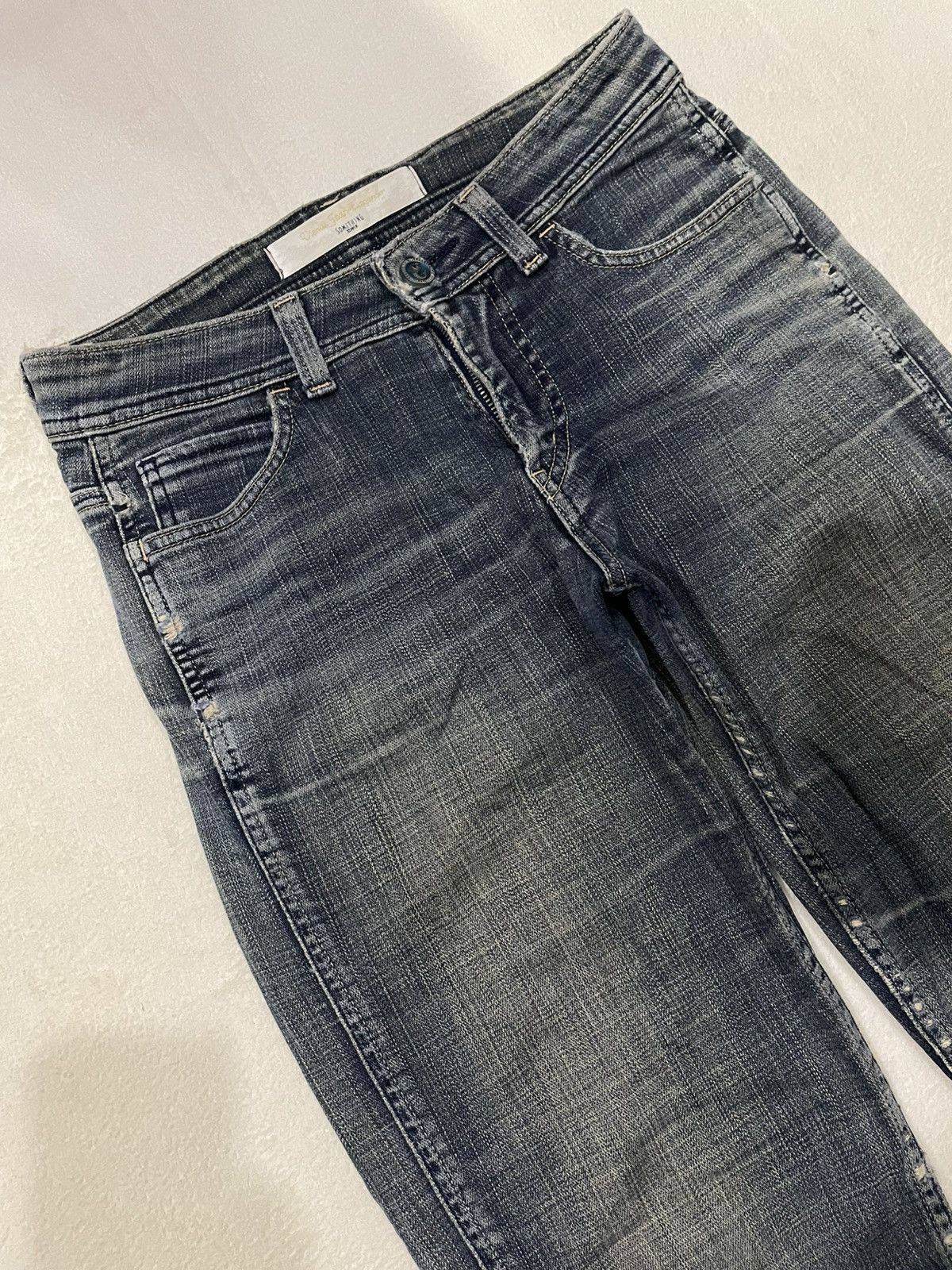 Japanese Brand Vintage Something Edwin Boot Cut Mudwash Denim Jeans Size US 30 / EU 46 - 6 Thumbnail