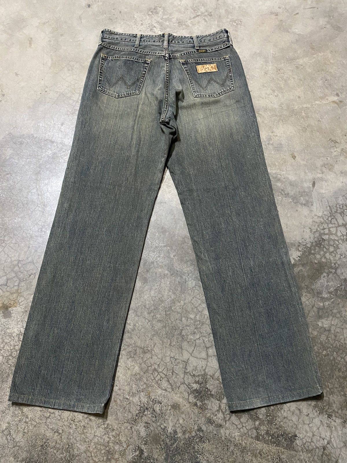 Wrangler Baggy Jeans Wrangle Rusty Denim Vintage Size US 32 / EU 48 - 1 Thumbnail