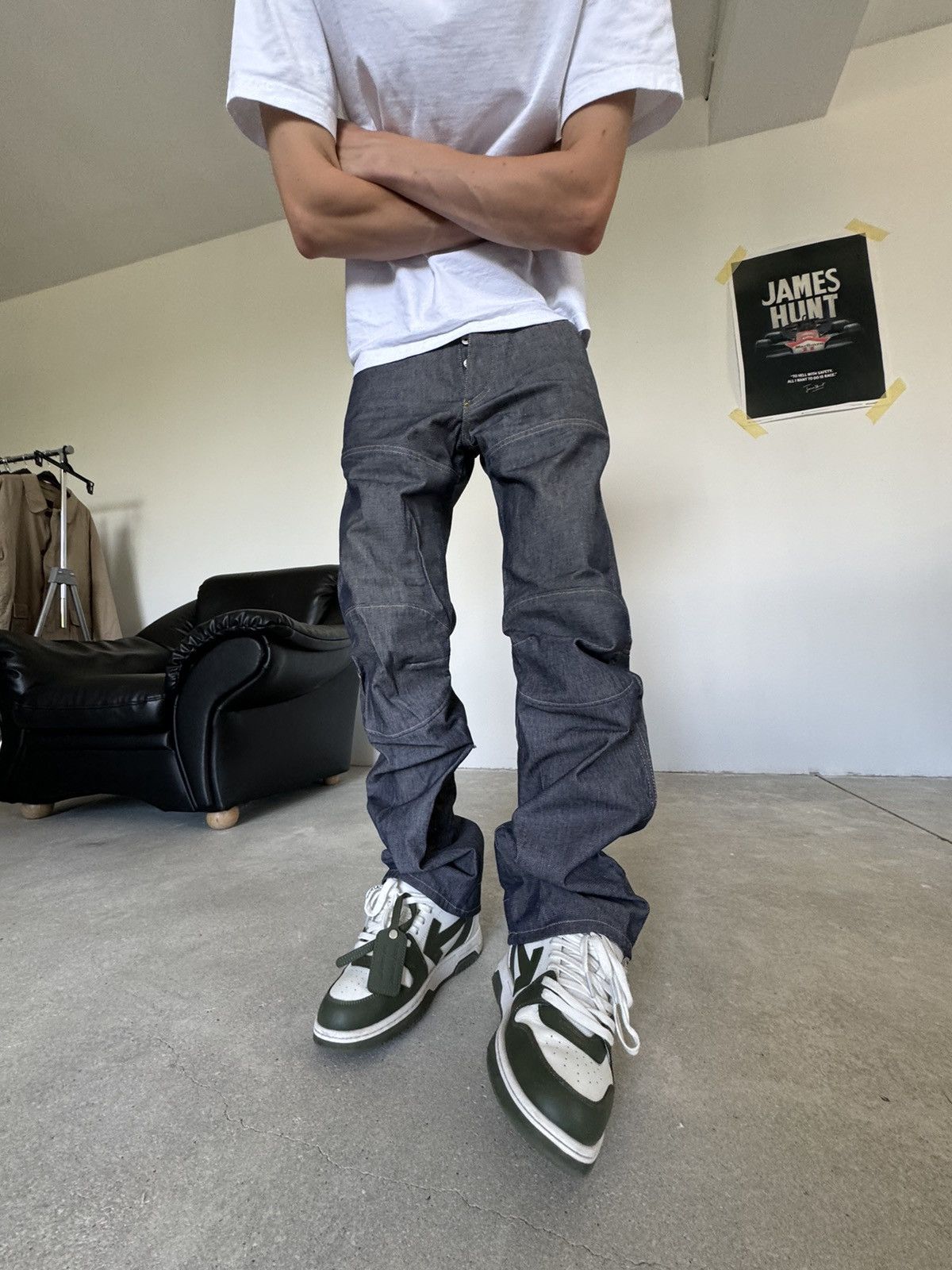 G-Star Vintage G-Star Raw Double Knee Jeans Size US 32 / EU 48 - 2 Thumbnail
