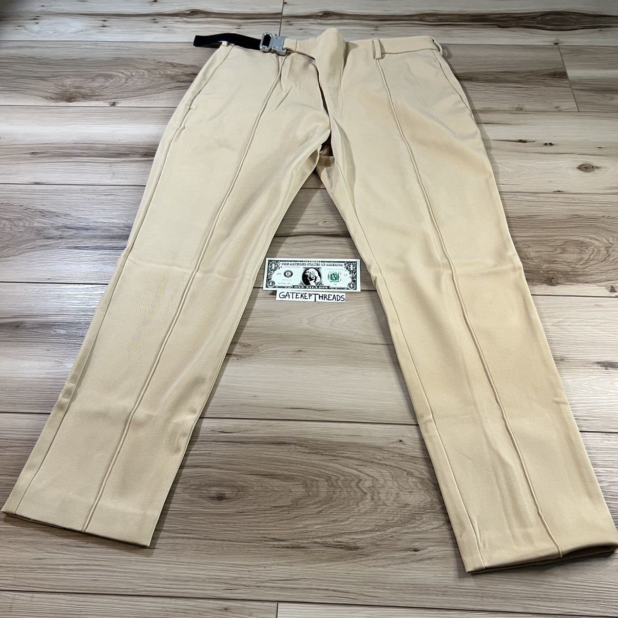 1017 ALYX 9SM Crescent Buckle Dress Pants Champagne Size US 38 / EU 54 - 12 Thumbnail