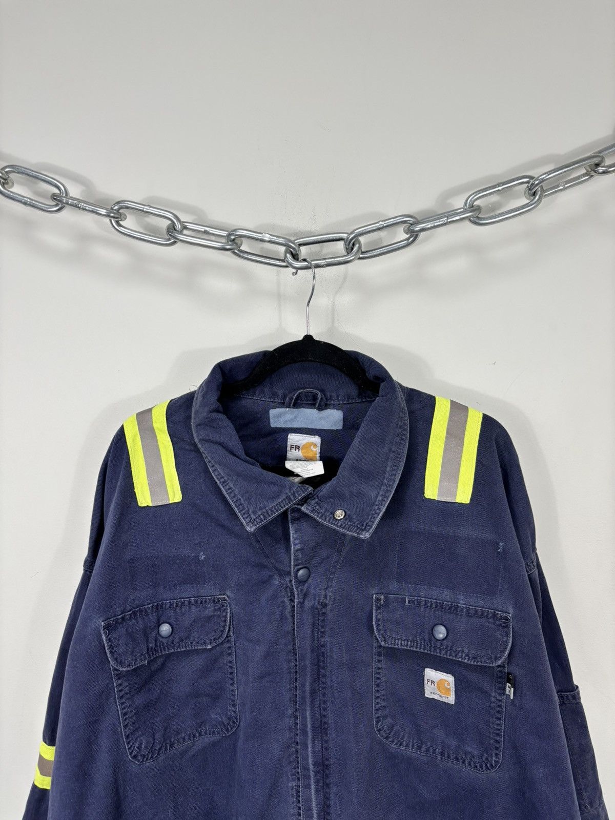 Carhartt Vintage Carhartt Flame Resistant Hype Boxy Cropped Jacket Size US XXL / EU 58 / 5 - 3 Thumbnail