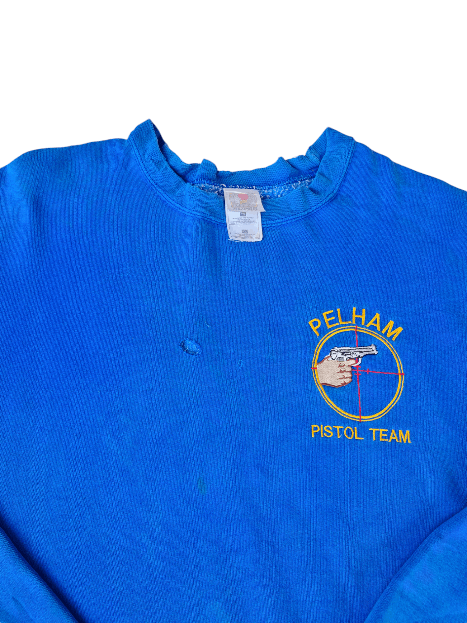 Fruit Of The Loom × Vintage Vtg Pistol Team X Team ( Super Cotton ) Size US XL / EU 56 / 4 - 3 Thumbnail