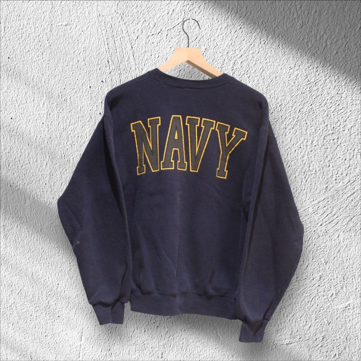 Vintage Vintage United States Navy Reflective Pullover Crewneck Size US M / EU 48-50 / 2 - 2 Thumbnail