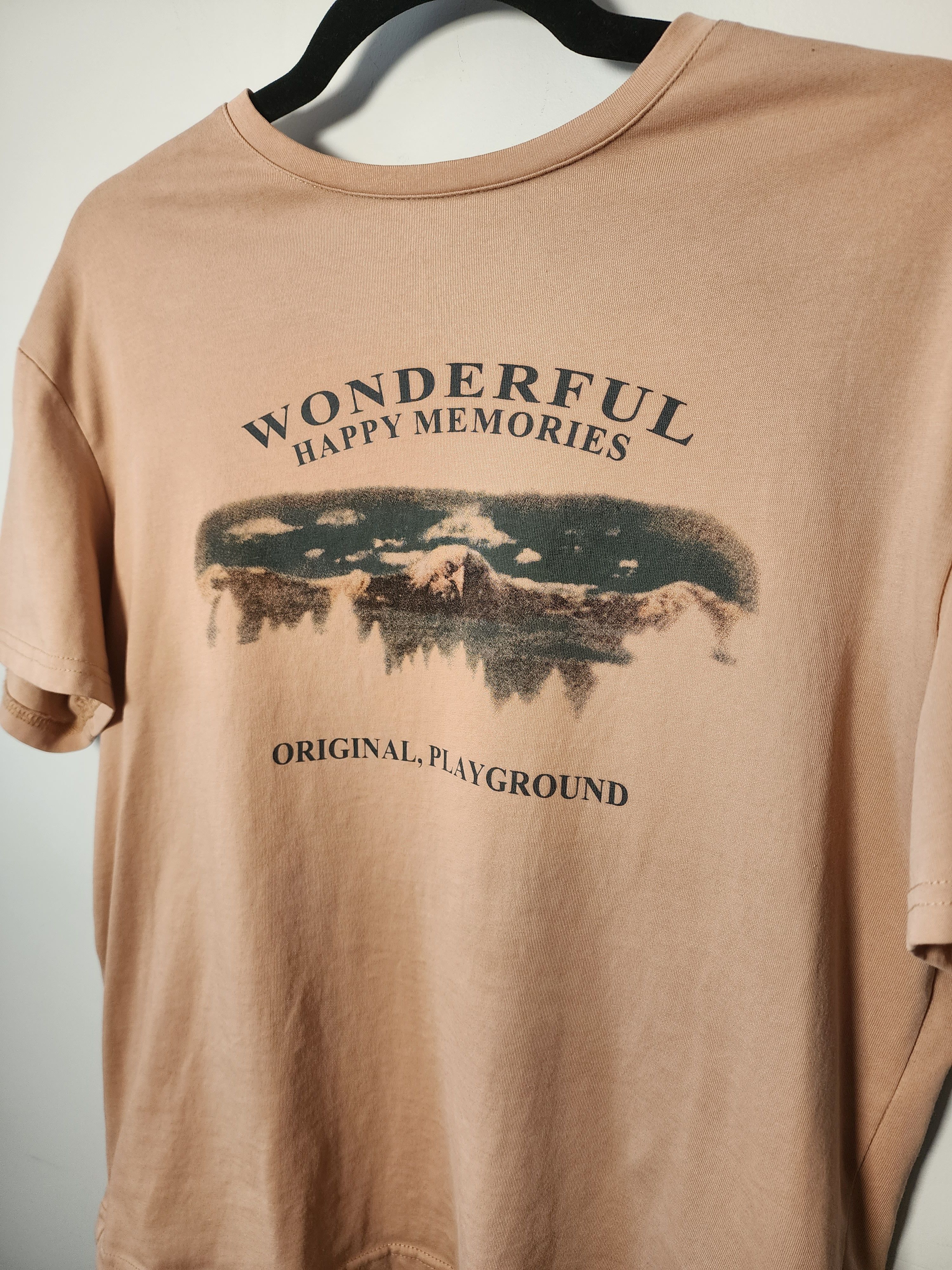 Vintage Vintage American Wonderful Happy Memories Cropped Shirt Size US M / EU 48-50 / 2 - 4 Thumbnail