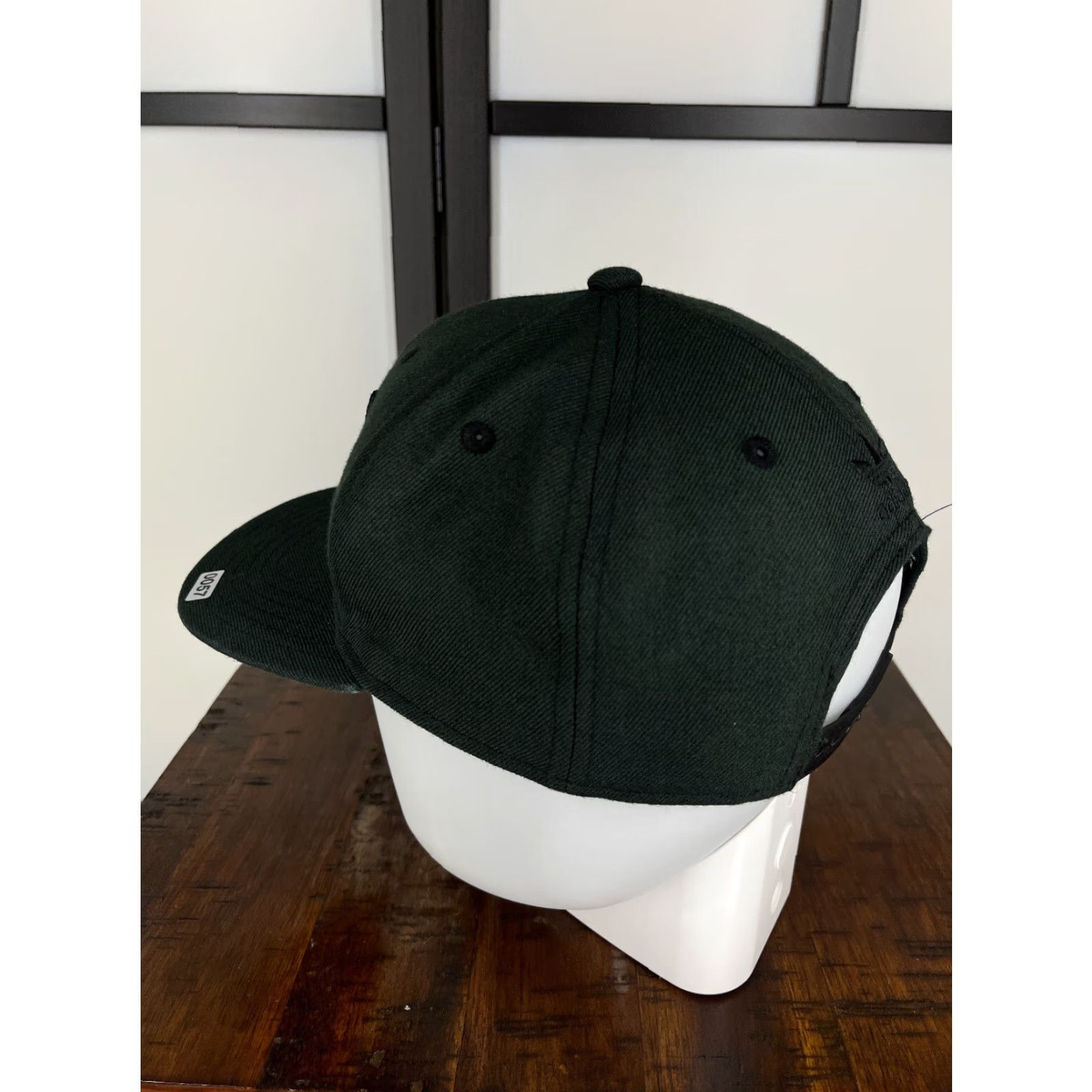 Adidas Adidas Hat Cap Snap Back Mens One Size Dark Gray Embroidered Wool Blend Trefoil Wool Blend? Size ONE SIZE - 5 Thumbnail