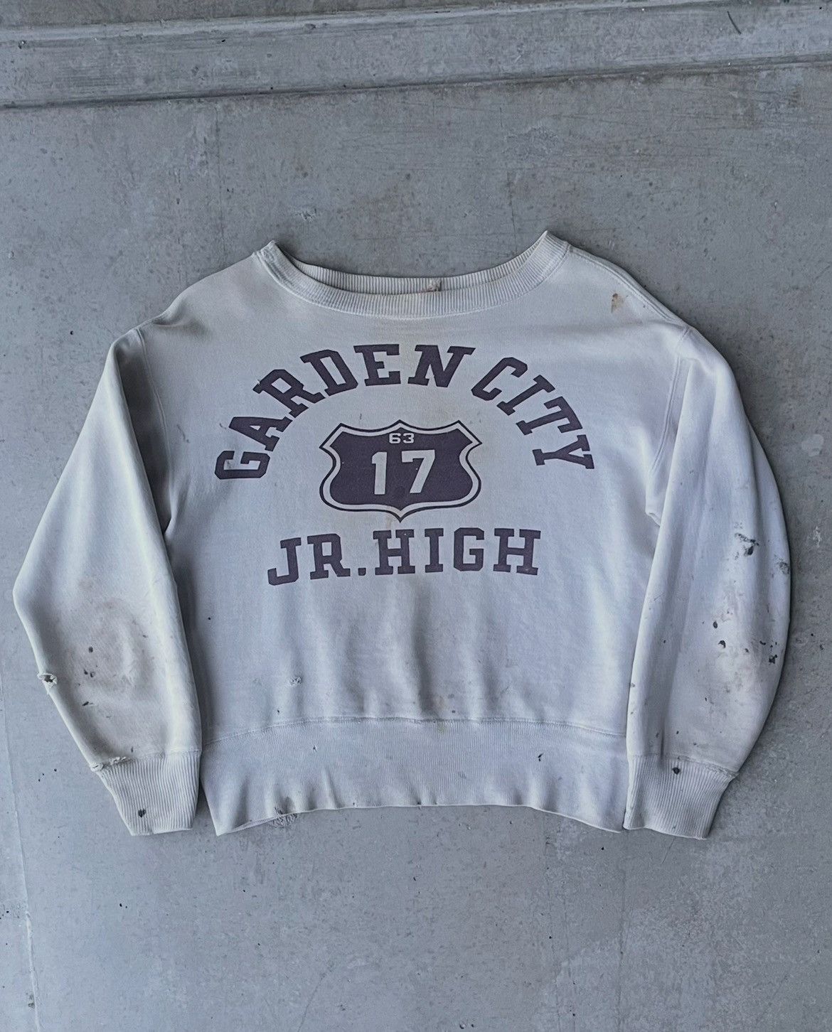 トップス 50s t vintage sweatshirt 2tone Champion × Takeo Kikuchi × Vintage 1950s Champion Running