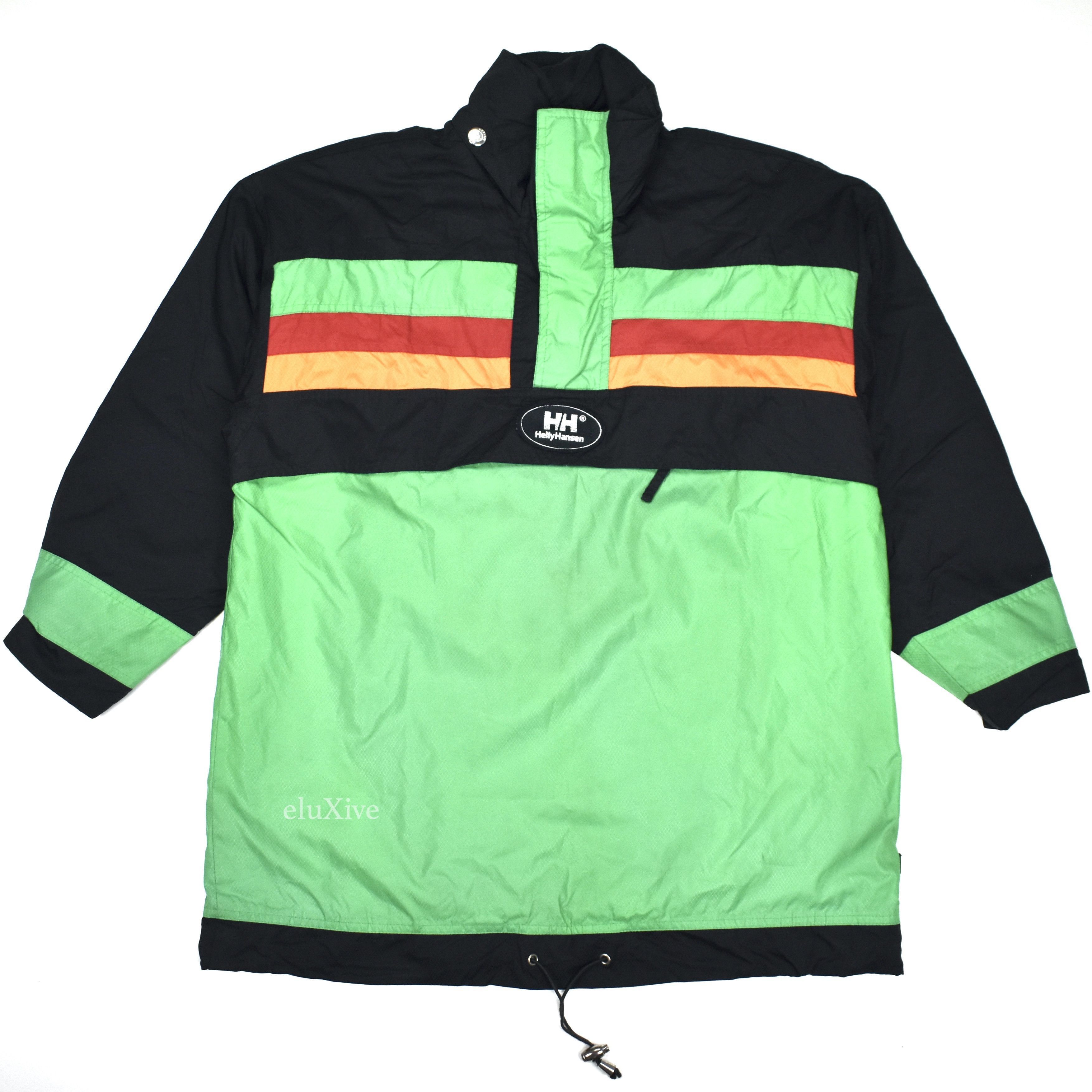 Helly Hansen Vintage 90s Helly Hansen Vintage Green Anorak Jacket Size US M / EU 48-50 / 2 - 1 Preview