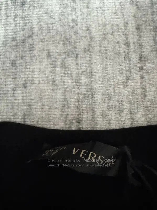 Versace Versace Black Wool Leopard Embroidery Sweater . Size US S / EU 44-46 / 1 - 5 Thumbnail