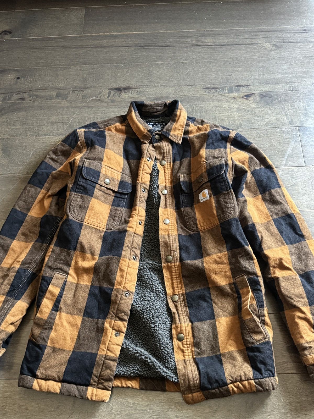 Carhartt Fur lined Carhartt button up flannel Size US S / EU 44-46 / 1 - 1 Thumbnail