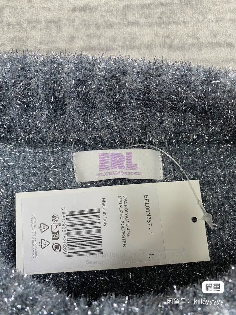 ERL ERL Silver Glitter Skull Print Glitter Skeleton Gradient R Size US L / EU 52-54 / 3 - 5 Thumbnail